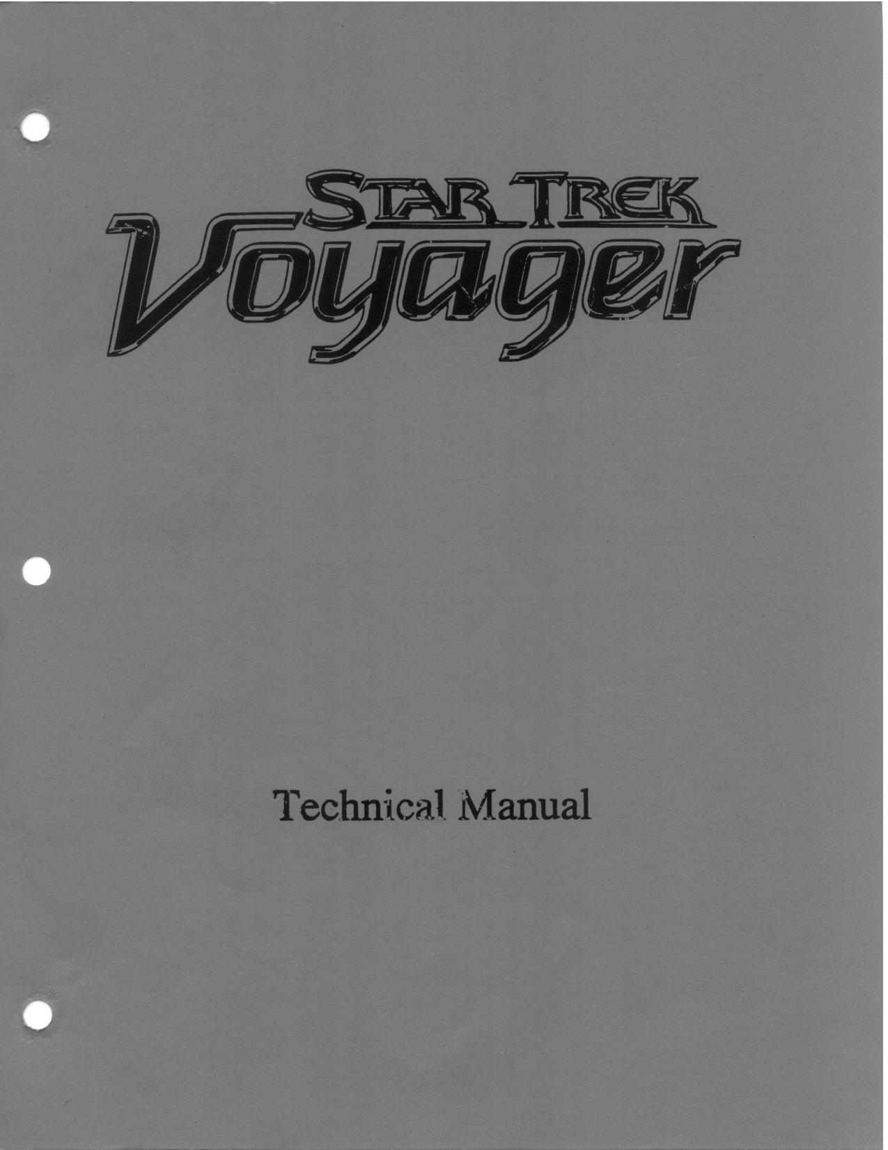 Star Trek Voyager Technical Manual